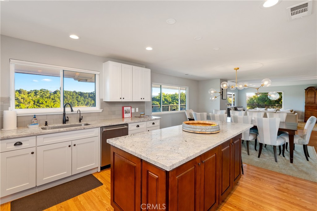 115 Booker Road Templeton, CA 93465 - Photo 38 of 76 a kitchen with sink and view of living room