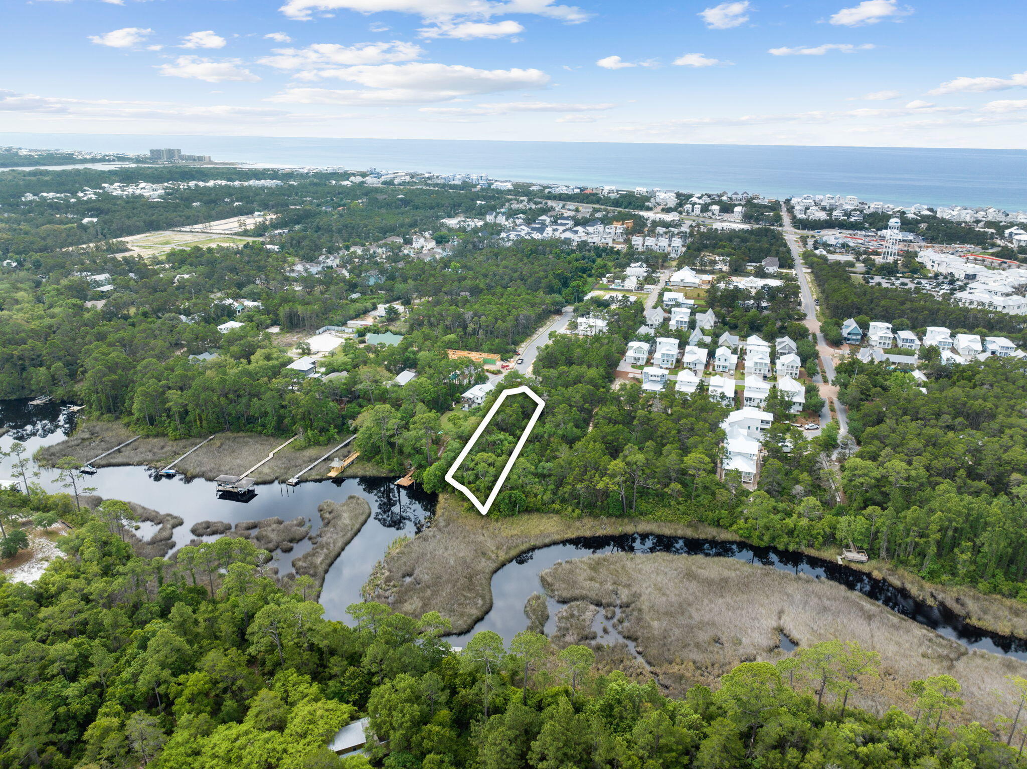 107 Pine Cone Inlet Beach Inlet Beach, FL 32461 - Photo 3 of 24 an aerial view of a