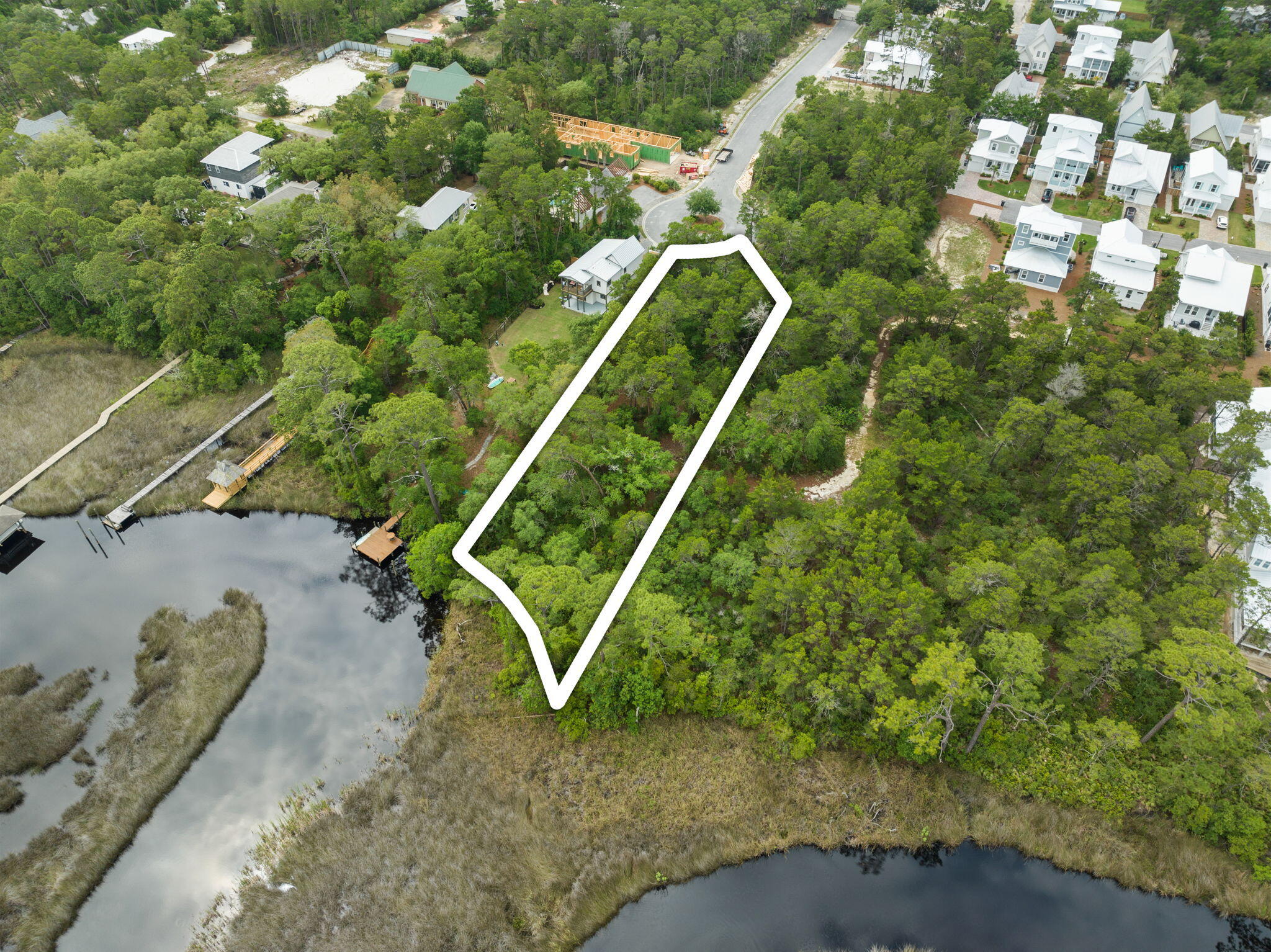 107 Pine Cone Inlet Beach Inlet Beach, FL 32461 - Photo 4 of 24 a view of a backyard