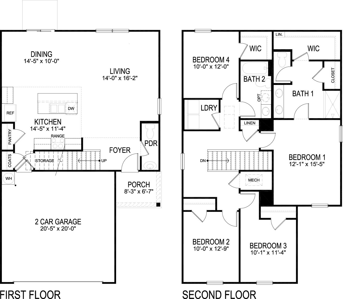 169 Emily Circle Dayton, TN 37321 - Photo 2 of 2 Aisle Floor Plan Express