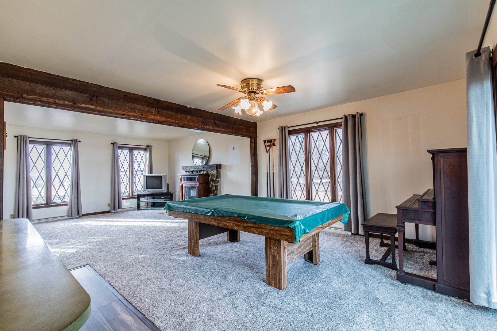 794 Carnahan Road Compton, IL 61318 - Photo 12 of 24 a room with pool table and windows