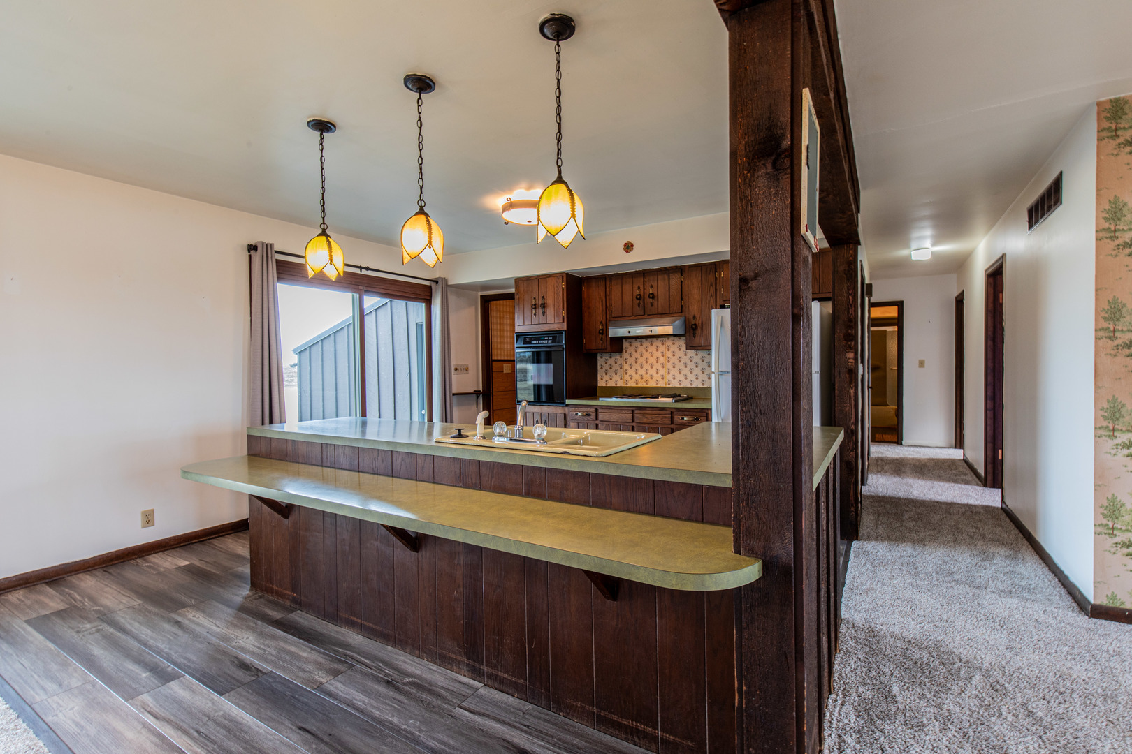 794 Carnahan Road Compton, IL 61318 - Photo 14 of 24 a view of dining room with granite countertop wooden floor