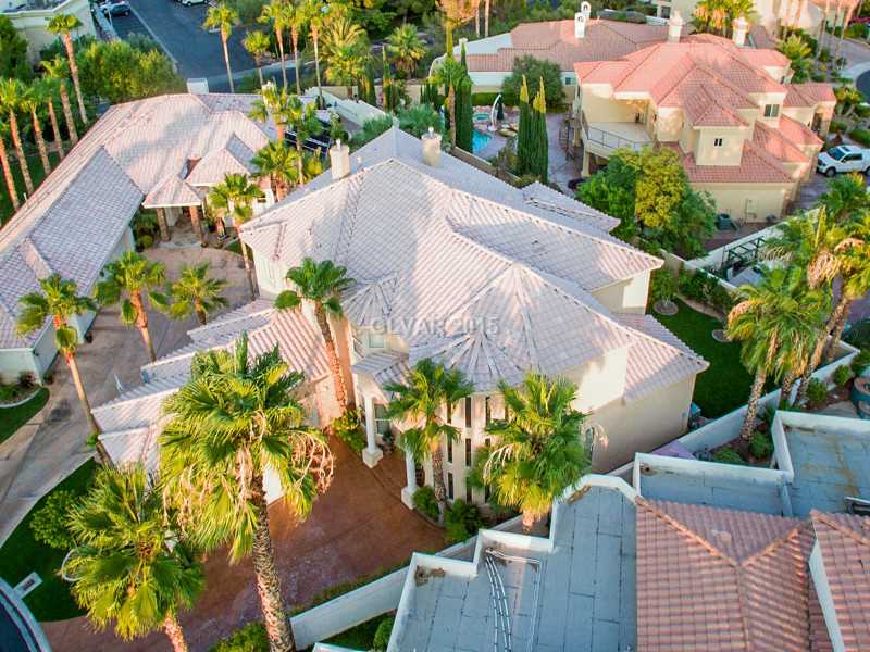 2592 Sun Reef Road Las Vegas, NV 89128 - Photo 33 of 35 Aerial View. Sheltered location in Ritz Cove