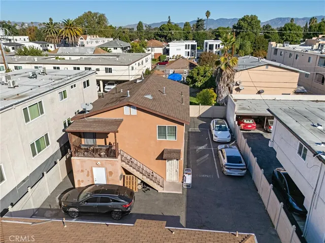 a view of city from balcony with outdoor space