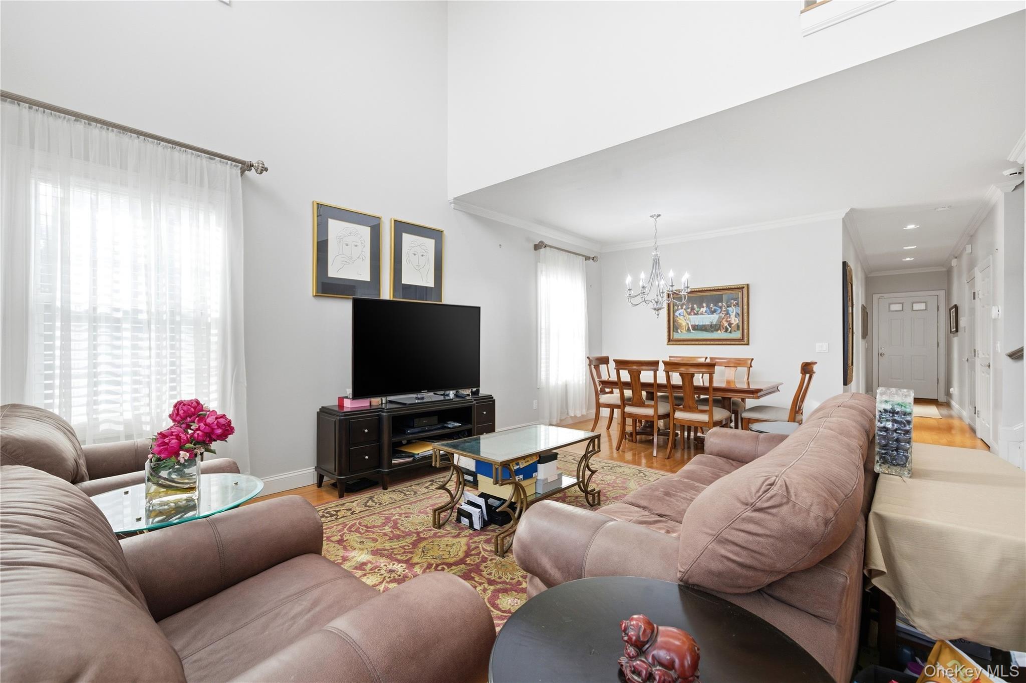 307 Medea Way Central Islip, NY 11722 - Photo 9 of 33 a living room with furniture and a flat screen tv
