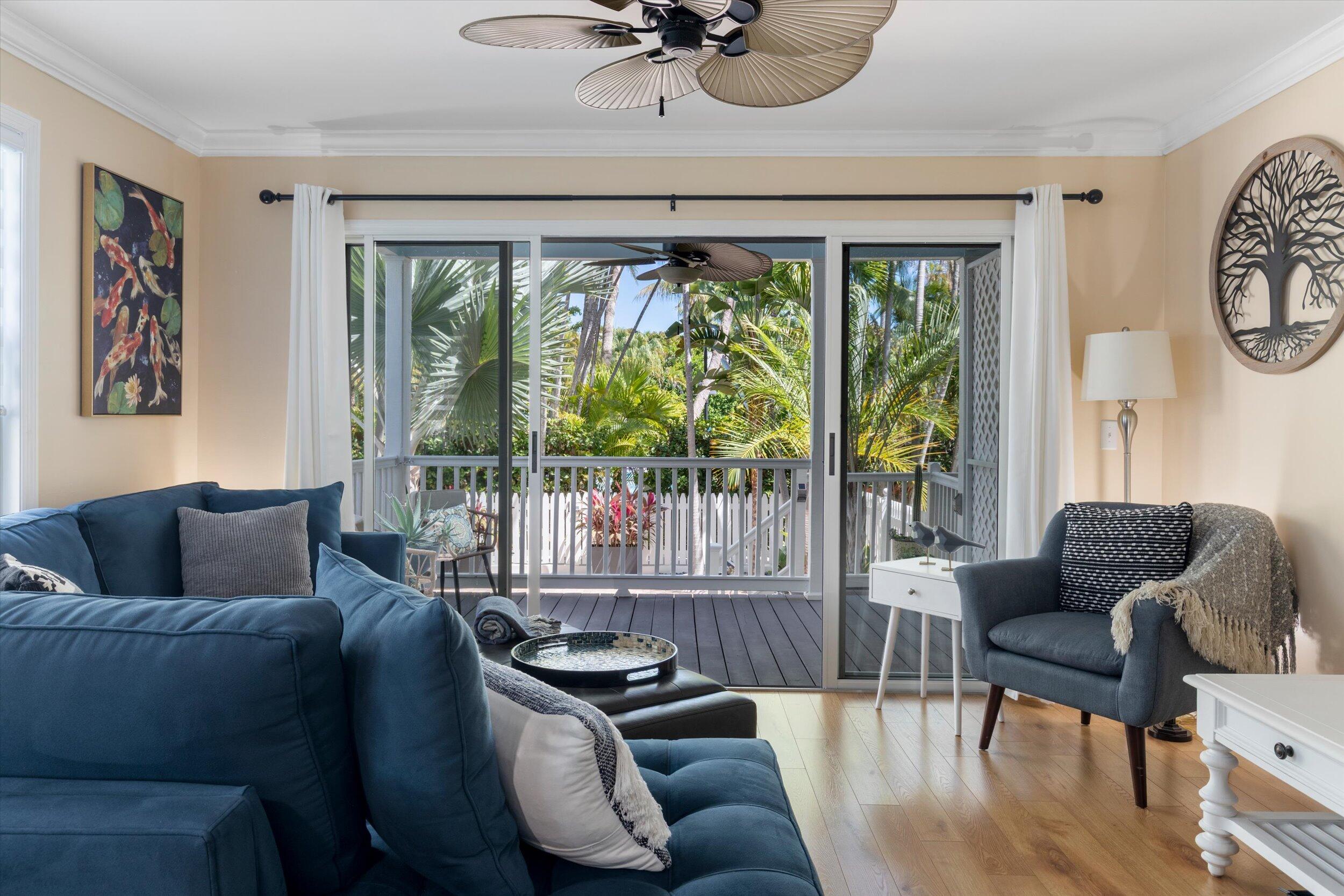 37 Spoonbill Way Key West, FL 33040 - Photo 34 of 88 a living room with furniture and a large window