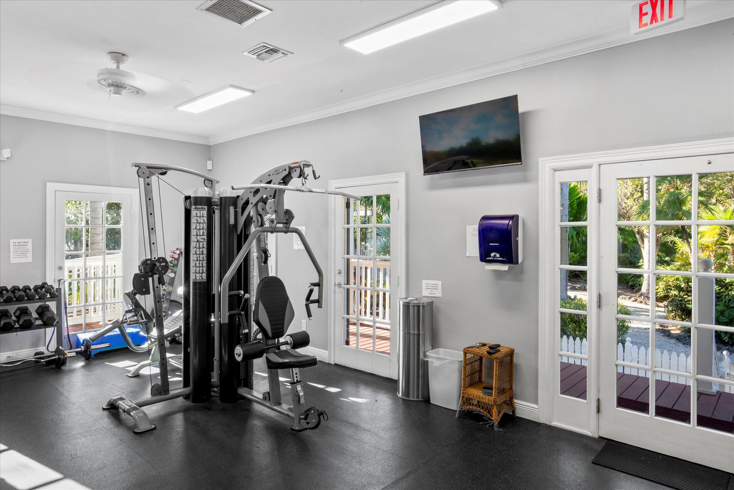 37 Spoonbill Way Key West, FL 33040 - Photo 75 of 88 a view of a room with gym equipment