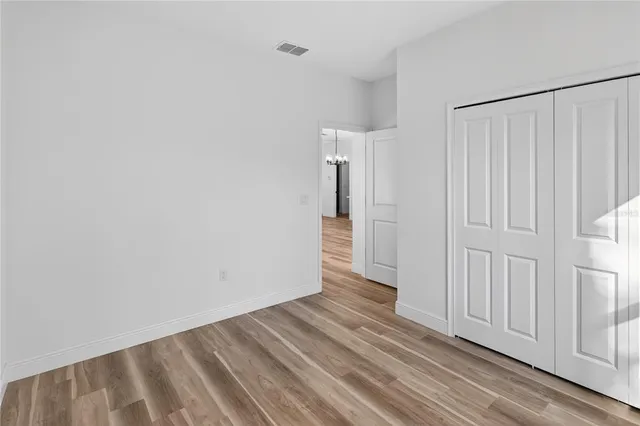 a view of a interior in an empty room