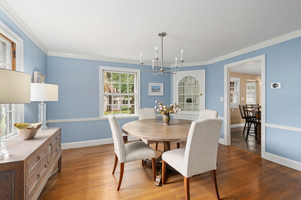 16 Bailey Lane Dedham, MA 02026 - Photo 13 of 40 a view of a dining room with furniture window and wooden floor