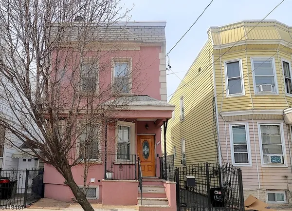 a front view of a building
