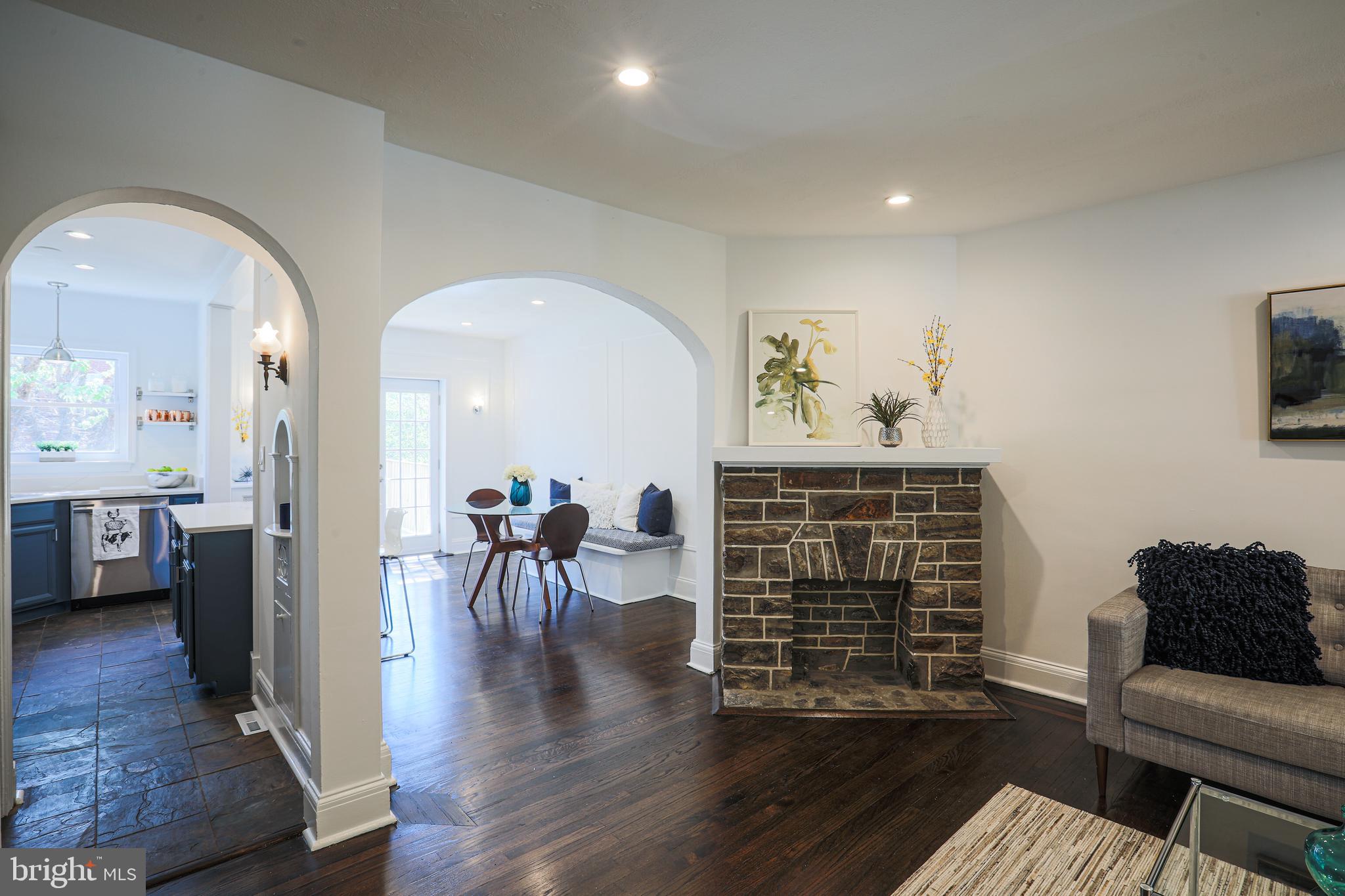 3707 Elkader Road Baltimore, MD 21218 - Photo 10 of 50 Fireplace