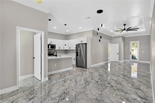 a view of empty room