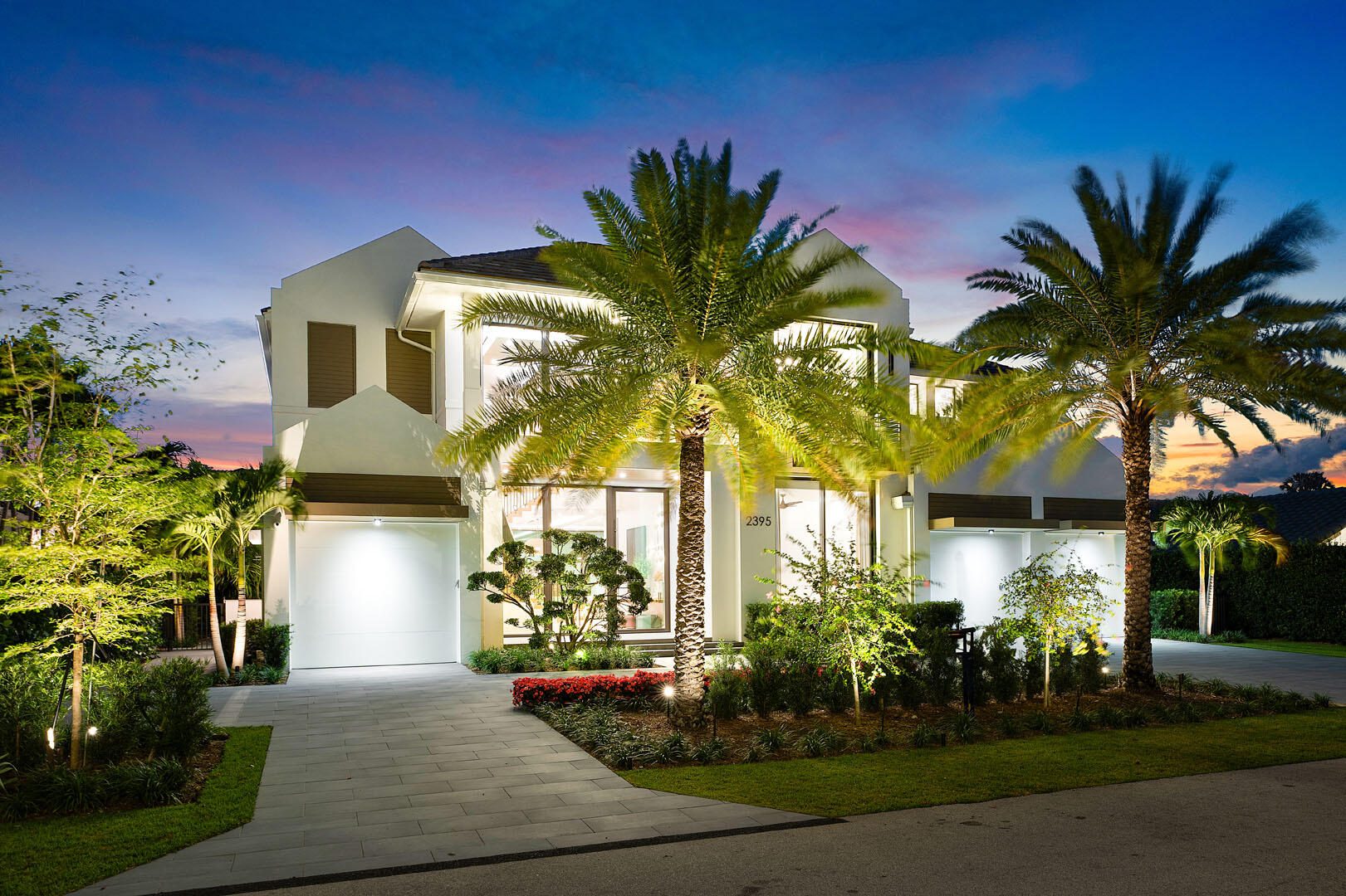 2395 Acorn Palm Road Boca Raton, FL 33432 - Photo 2 of 22 2395_Acorn_Palm_Road_Dusk_01