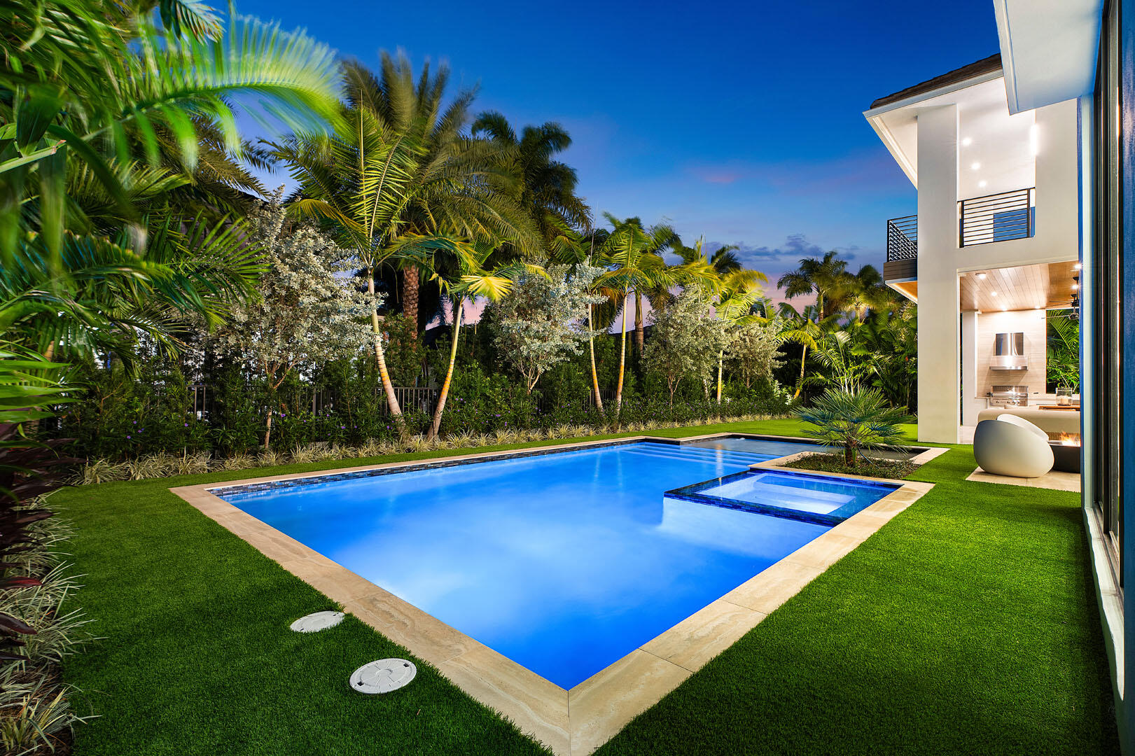 2395 Acorn Palm Road Boca Raton, FL 33432 - Photo 4 of 22 2395_Acorn_Palm_Road_Dusk_05
