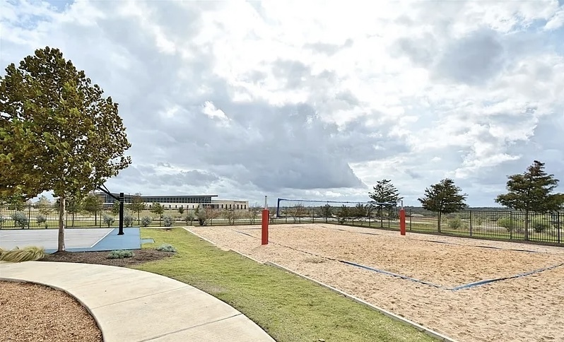 404 Spiny Lizard Lane San Marcos, TX 78666 - Photo 19 of 28 a view of outdoor space with deck and barbeque oven