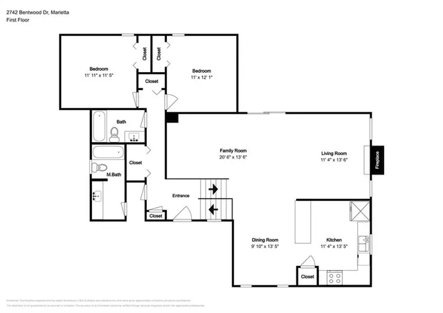 $2,215 | 2742 Bentwood Drive, Marietta, GA 30062