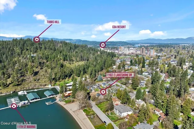 $2,100,000 | 1107 East Lakeshore Drive, Coeur D'Alene, ID 83814