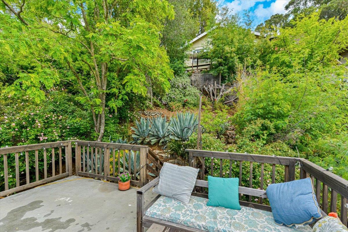 5 Rocca Drive Fairfax, CA 94930 - Photo 30 of 45 a view of a chair and table on the wooden floor