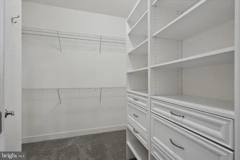 a view of a room with closet
