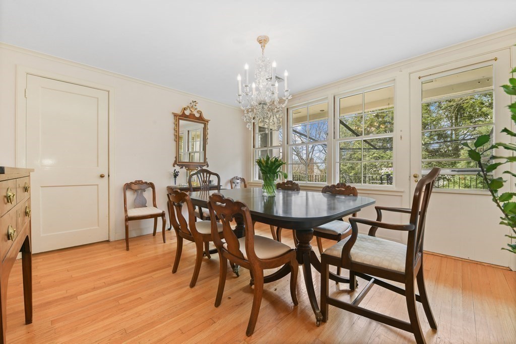 28 Tyler Road Belmont, MA 02478 - Photo 15 of 27 a view of a dining room with furniture window and outside view