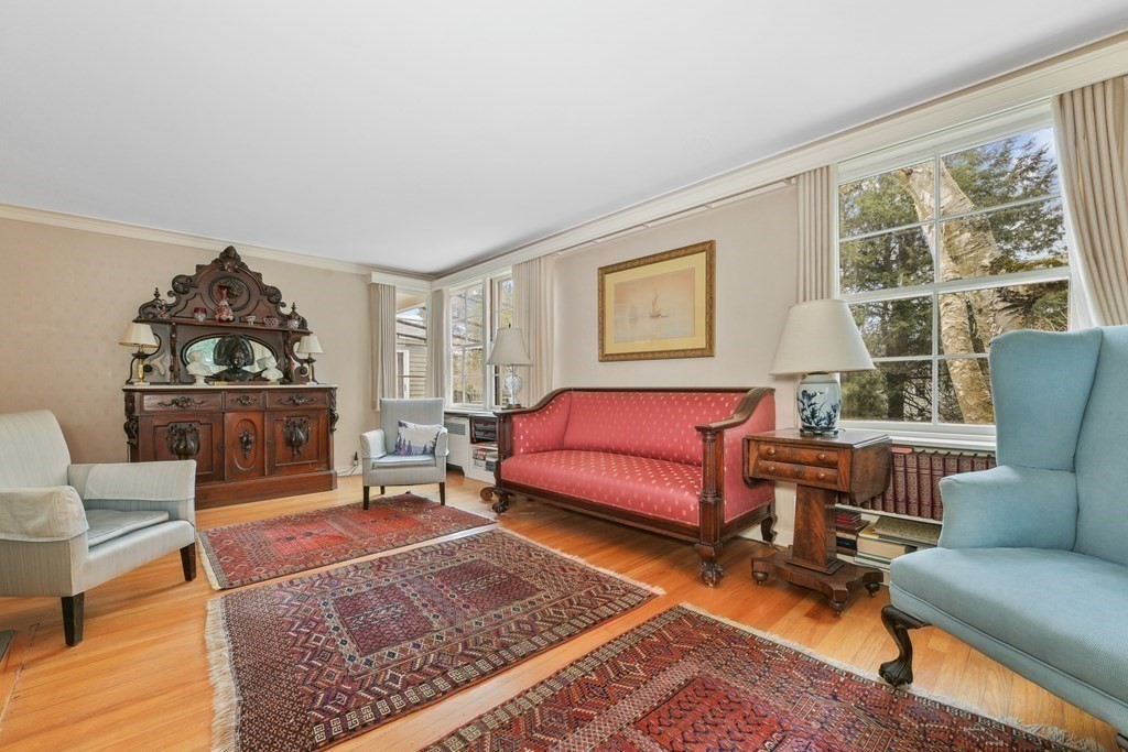 28 Tyler Road Belmont, MA 02478 - Photo 9 of 27 a living room with furniture and a rug
