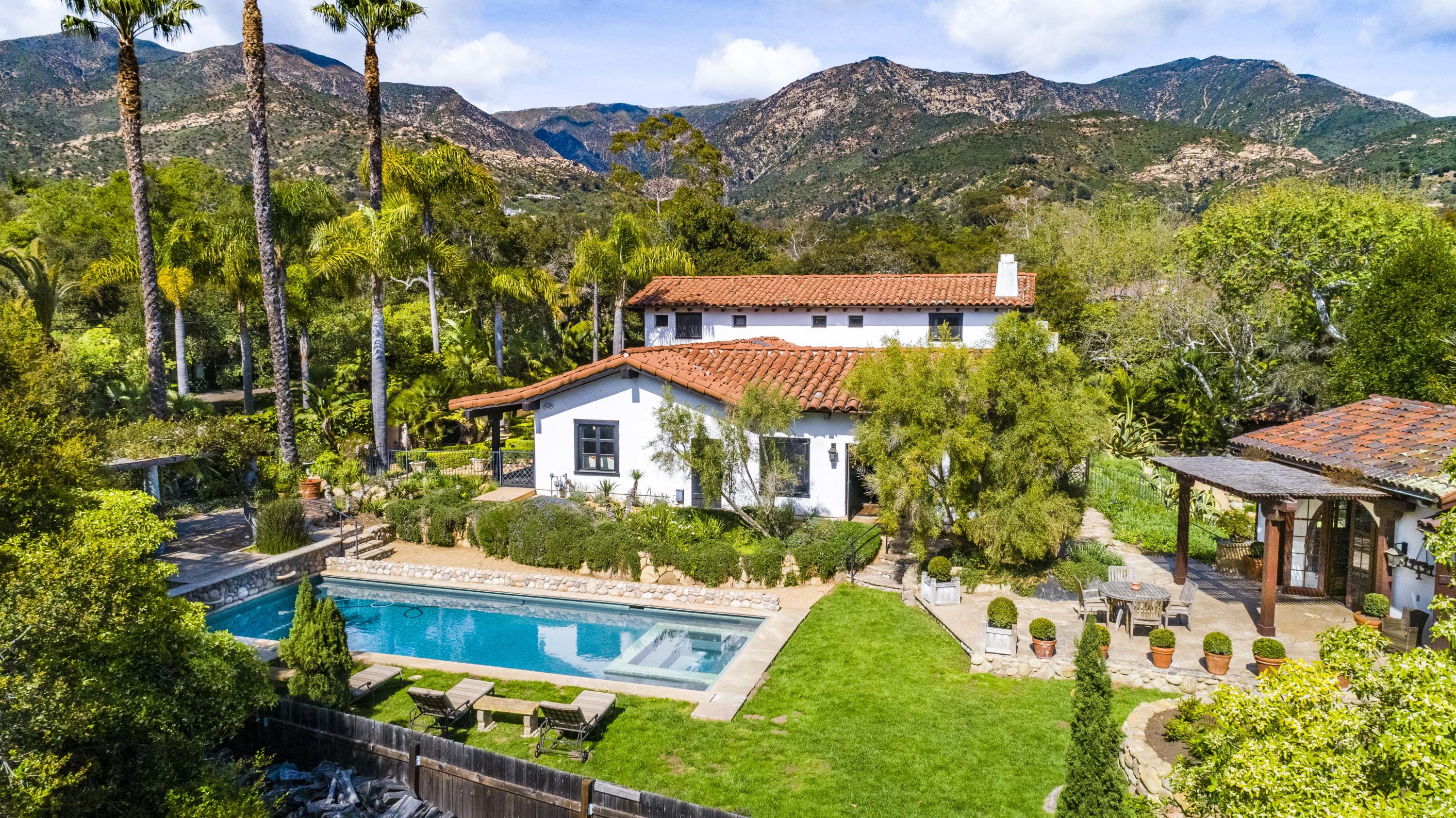660 El Bosque Road Montecito, CA 93108 - Photo 2 of 34 a view of a house with a yard