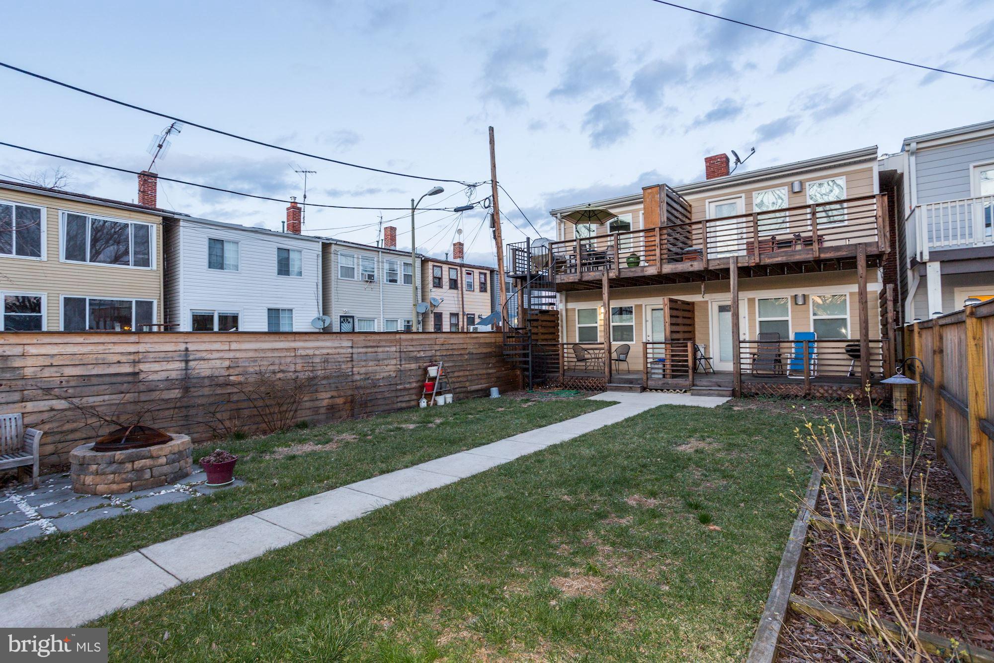 223 18th Street Southeast, Unit 2 Washington, DC 20003 - Photo 15 of 20 Community backyard with fire pit