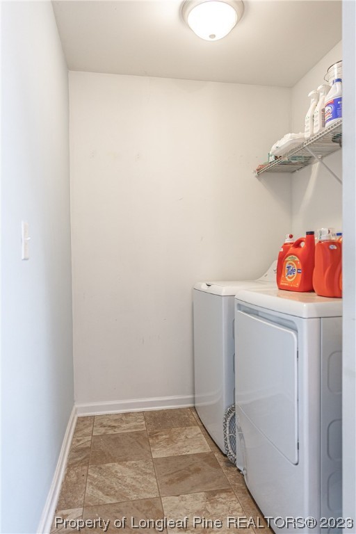 20 Old English Lane Spring Lake, NC 28390 - Photo 22 of 41 a utility room with dryer and washer