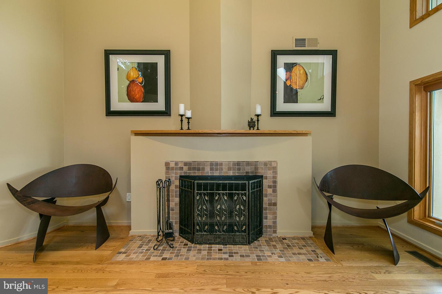 11580 Lake Newport Road Reston, VA 20194 - Photo 9 of 30 a living room with furniture and a fireplace
