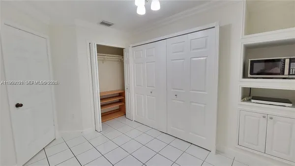 a view of cabinets and entryway