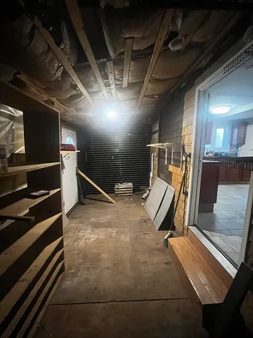 a view of room with gym equipment