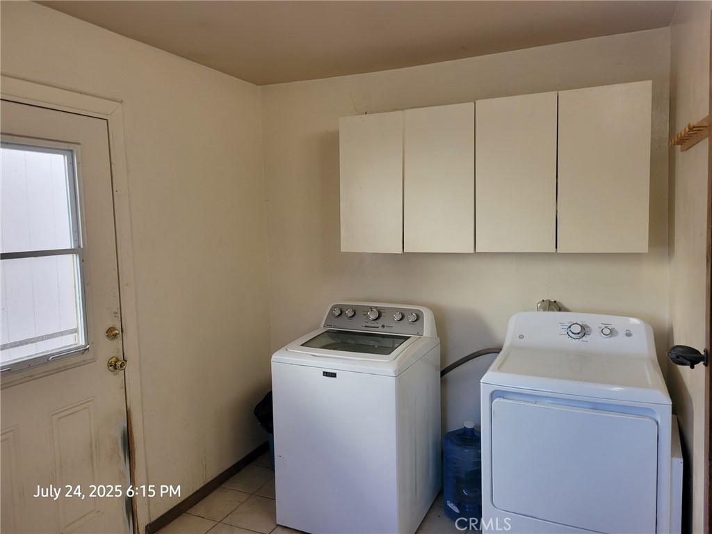27177 Cahuilla Road Apple Valley, CA 92307 - Photo 60 of 75 a view of storage and utility room with washer and dryer