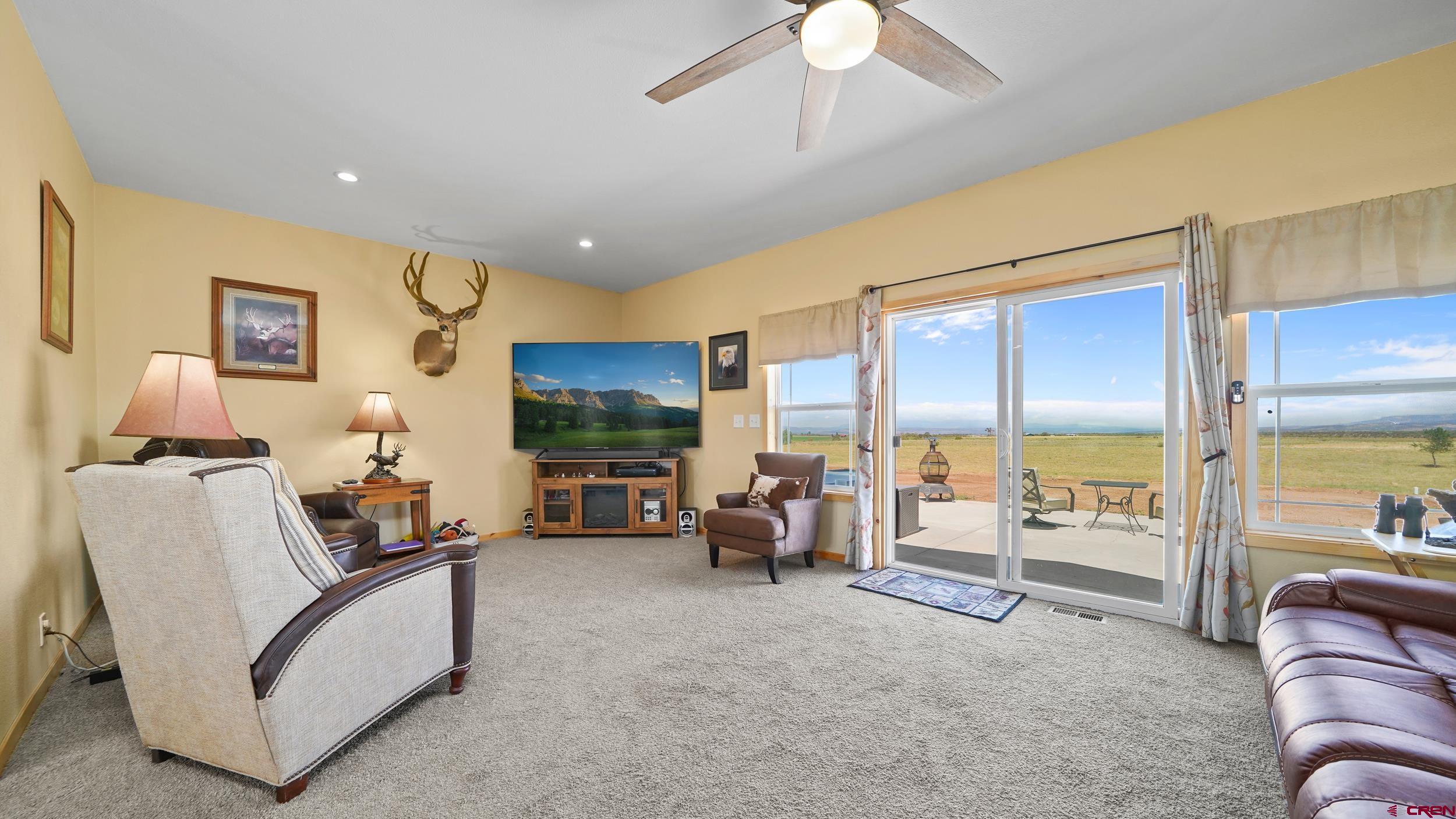 37105 II Road Redvale, CO 81431 - Photo 17 of 38 a living room with furniture and a flat screen tv