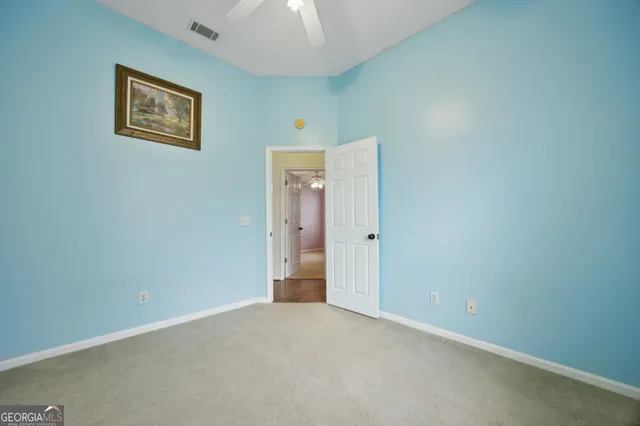 a view of an empty room