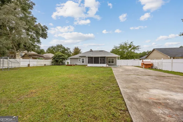 a front view of house with yard