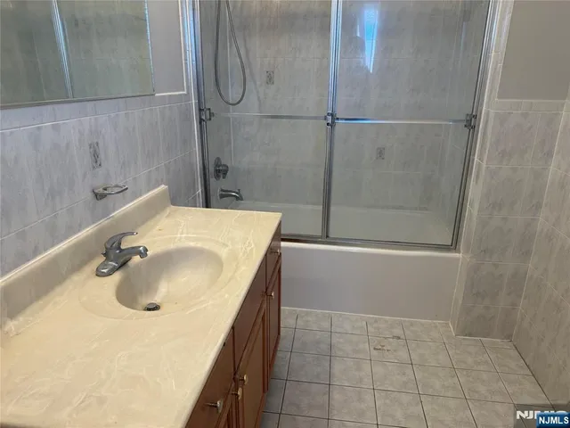a bathroom with a sink and a tub