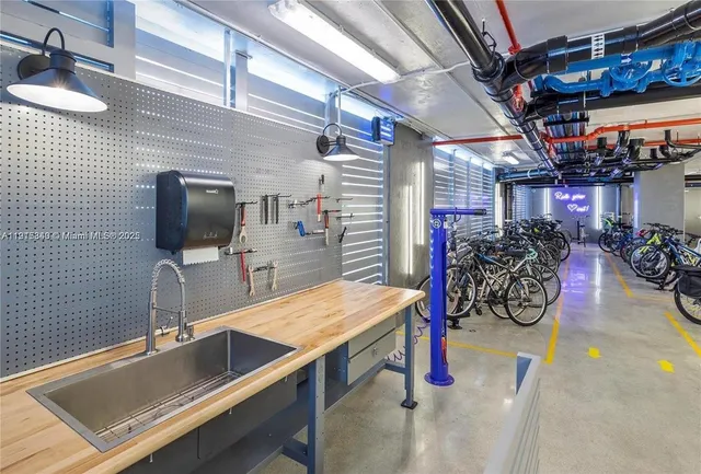 a view of storage and utility room