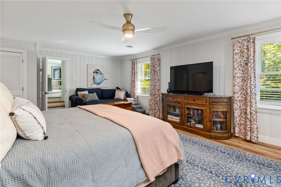 2360 Castlebridge Road Midlothian, VA 23113 - Photo 21 of 50 a bedroom with a bed and a flat screen tv