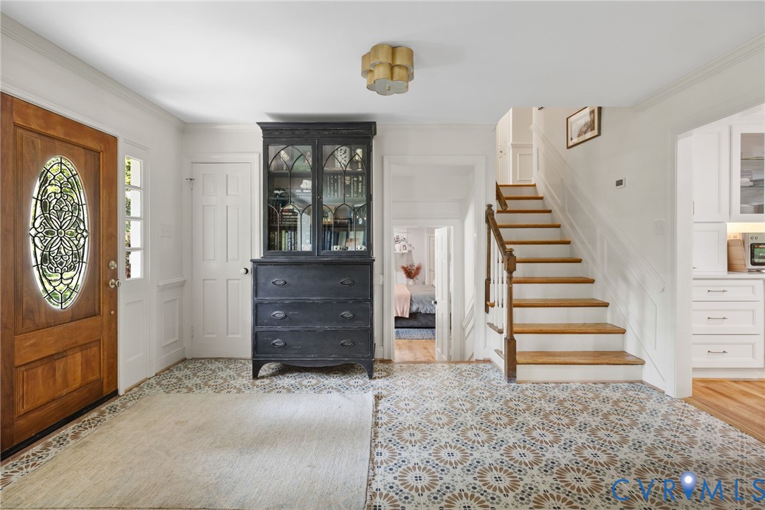 2360 Castlebridge Road Midlothian, VA 23113 - Photo 4 of 50 a view of entryway with stairs and furniture