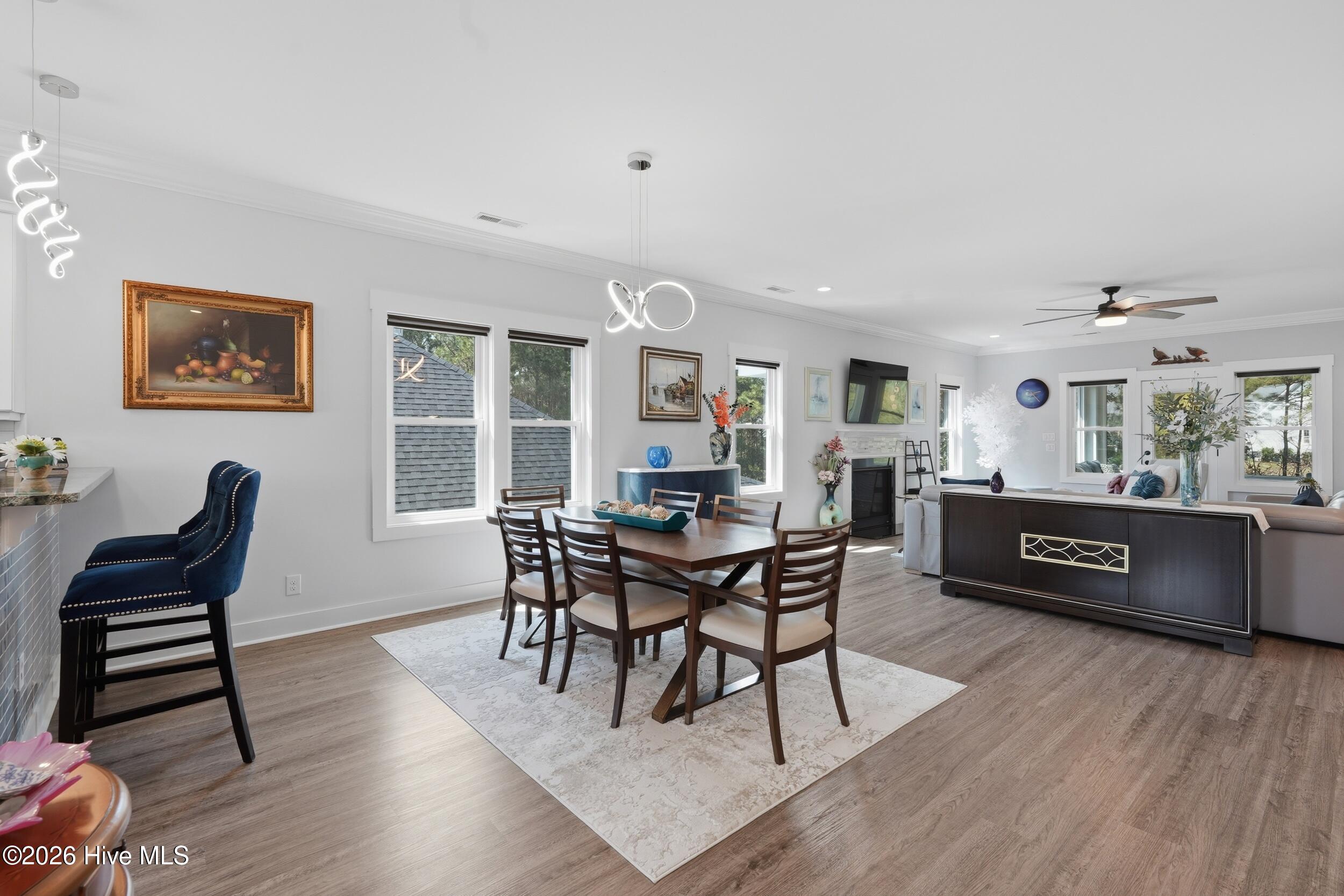 131 Everett Park Trail Holly Ridge, NC 28445 - Photo 21 of 120 Dining Area from Entry