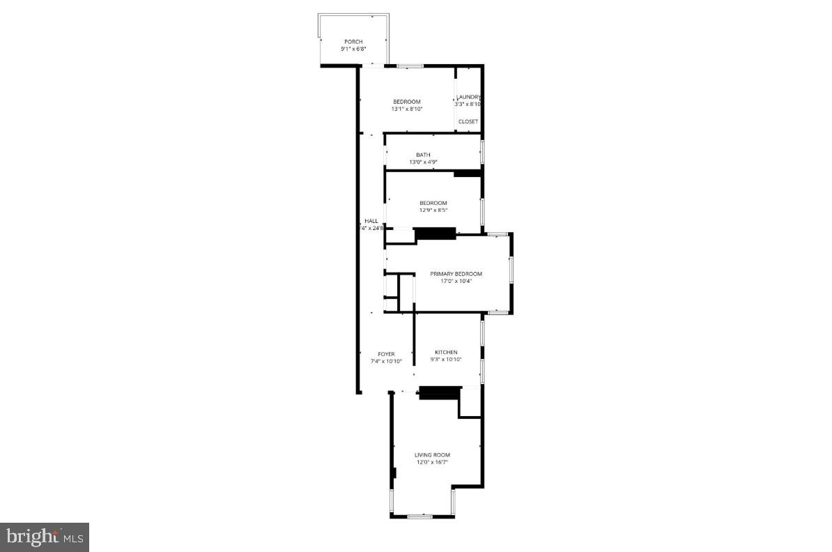 1040 6th Street Northeast, Unit 302 Washington, DC 20002 - Photo 22 of 22 Floor plan