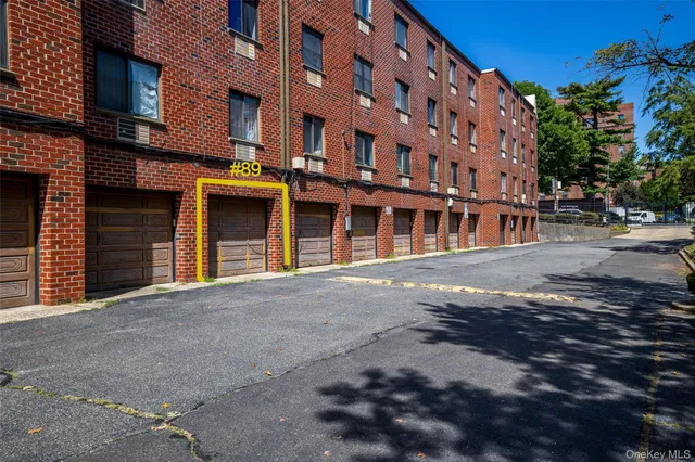 a front view of a building