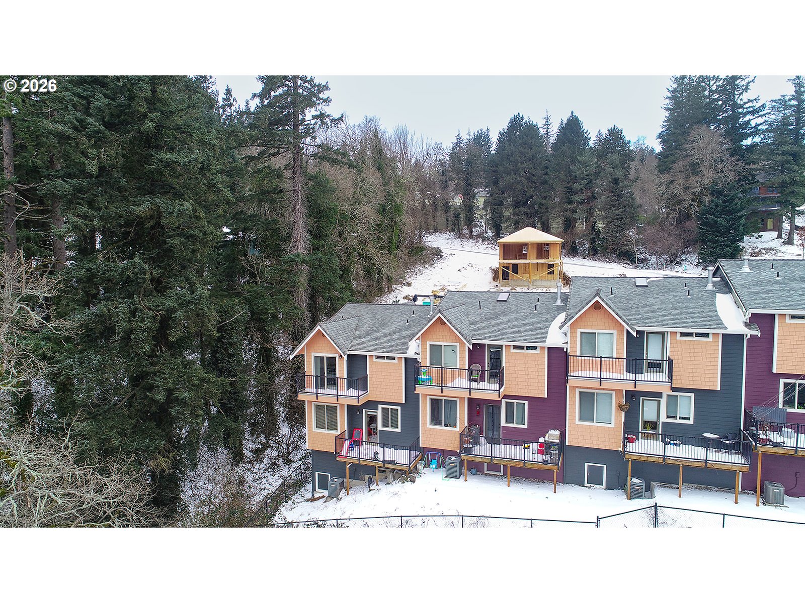 41 Lasher Street, Unit C4 Stevenson, WA 98648 - Photo 43 of 48 a view of residential houses with yard and trees
