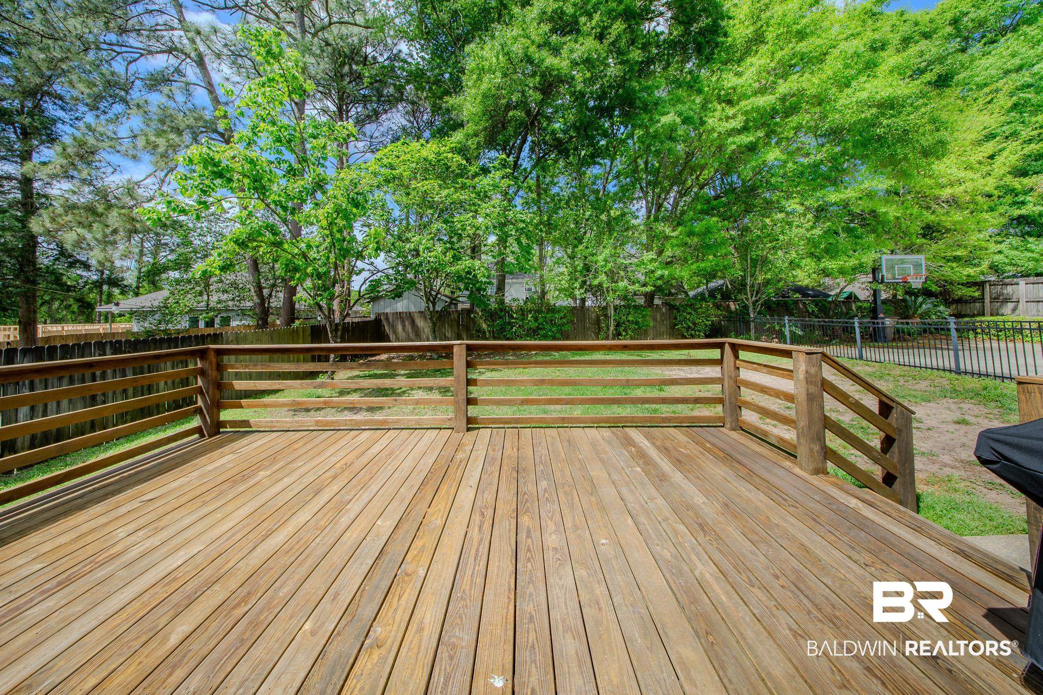 1250 Savannah Drive Mobile, AL 36609 - Photo 33 of 35 Deck featuring a fenced backyard