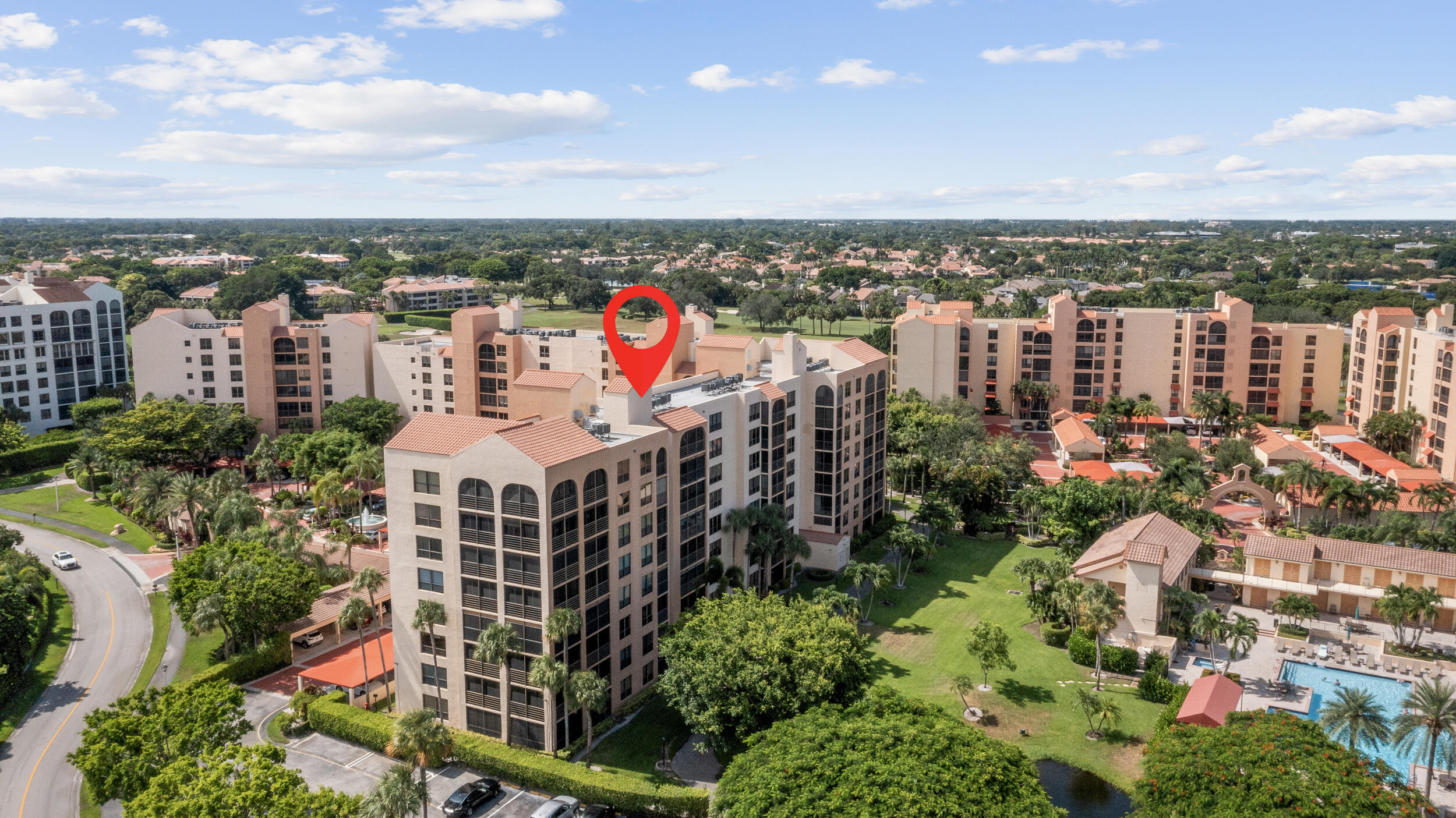 7209 Promenade Drive, Unit 201 Boca Raton, FL 33433 - Photo 40 of 41 an aerial view of city