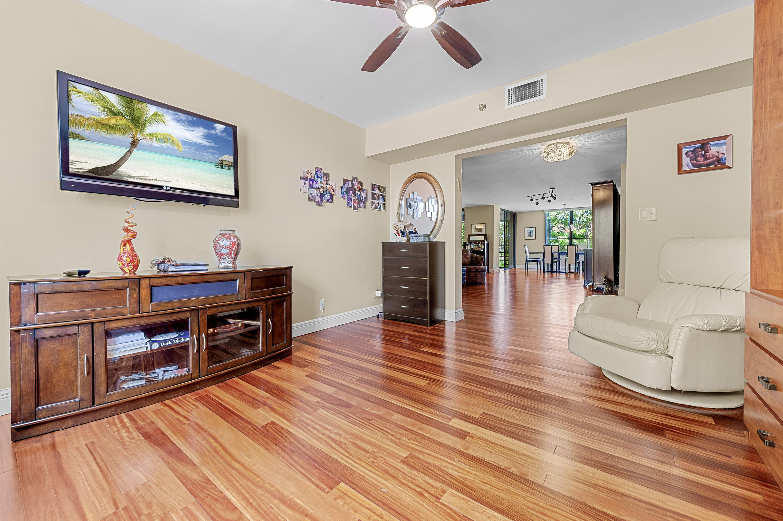 7209 Promenade Drive, Unit 201 Boca Raton, FL 33433 - Photo 10 of 41 a living room with furniture and wooden floor