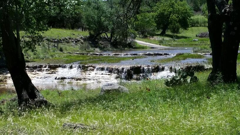 257 Encino Loop Kerrville, TX 78028 - Photo 87 of 92 a view of a garden with a lake