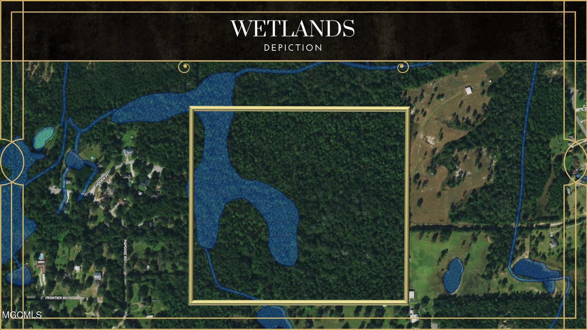 0 High Street Road Saucier, MS 39574 - Photo 12 of 14 Wetlands Depiction