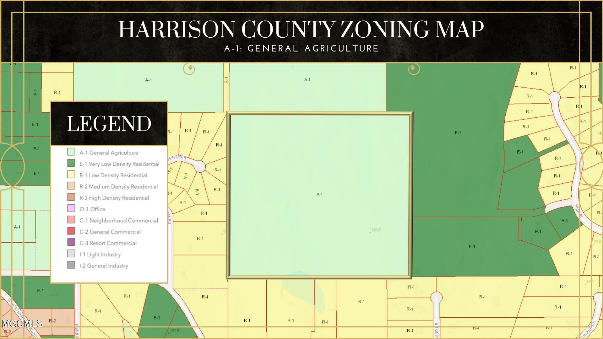 0 High Street Road Saucier, MS 39574 - Photo 13 of 14 Zoning - Hale