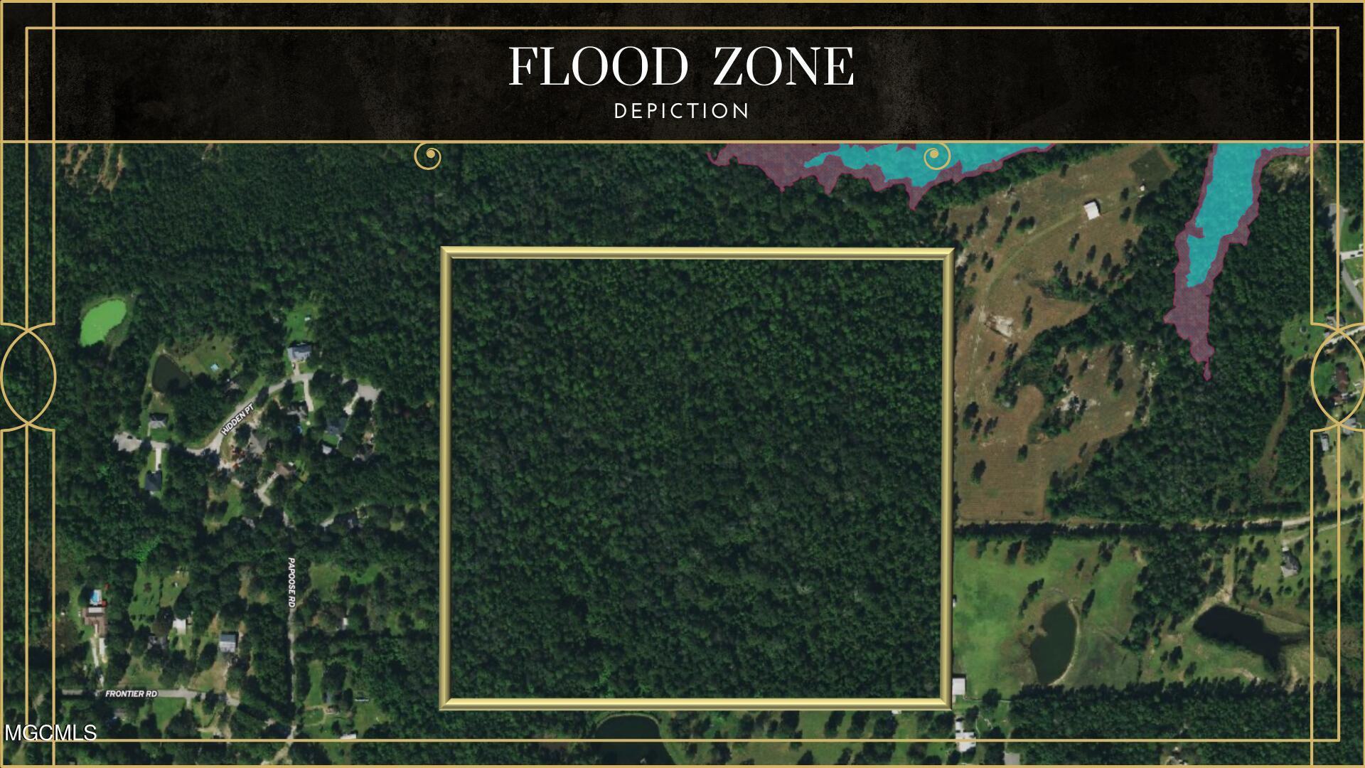 0 High Street Road Saucier, MS 39574 - Photo 4 of 14 Flood Zone Depiction